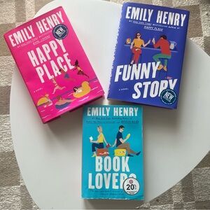 Emily Henry lot- Book People, Happy Place, Funny Story